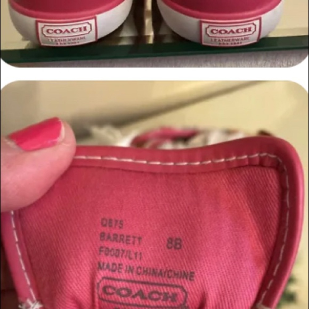 Coach Barrett Wom 8 C-Logo Sneakers Flats in Excellent Pre-owned Condition - Picture 4 of 6